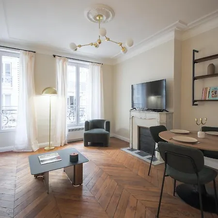 2#appart 6pers#2 Chambres#commerce#fullequipped#ac Париж